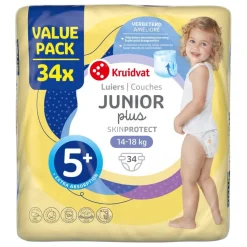 Kruidvat Junior Plus Maat 5+ Luiers Valuepack