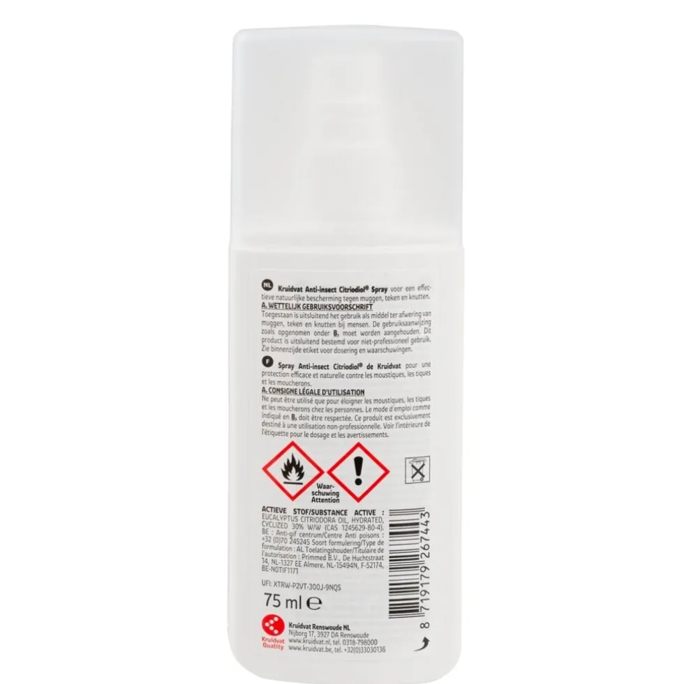 Kruidvat Kids Anti-insect Citriodiol Spray