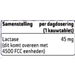 Kruidvat Lactolerantie On The Go Kauwtabletten