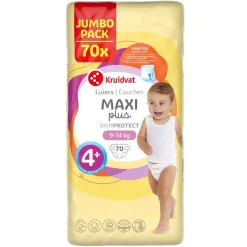 Kruidvat Maxi+ Maat 4+ Luiers Jumbopack