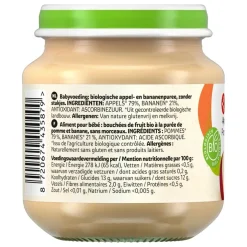 Kruidvat 4+M Bio Appel & Banaan Fruithapje