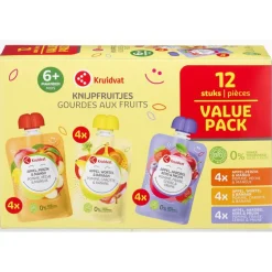 Kruidvat 6+M Bio Knijpfruitjes