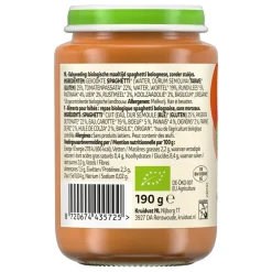 Kruidvat 6+M Bio Spaghetti Bolognese Maaltijd