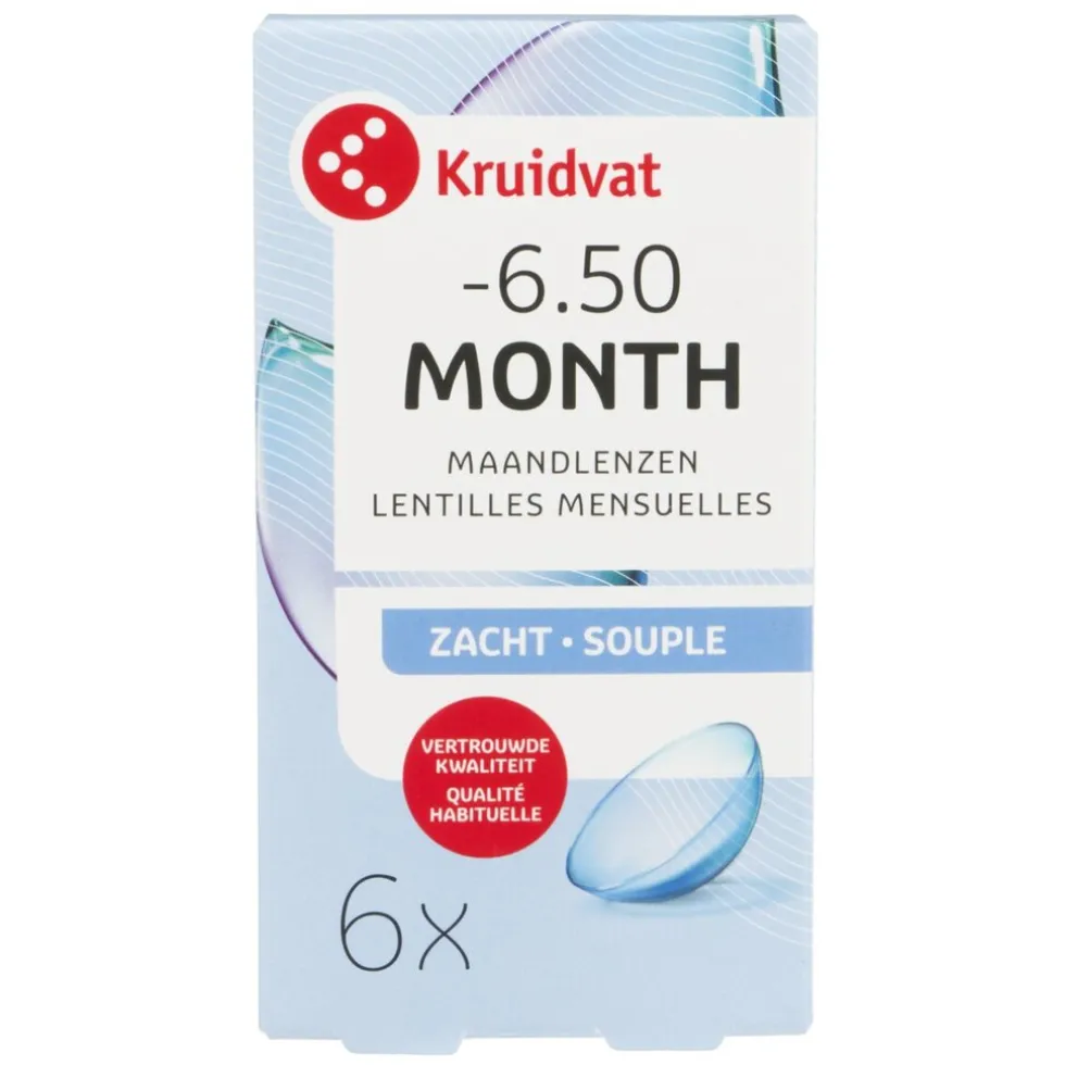 Kruidvat Opticare -6.50 Zachte Maandlenzen
