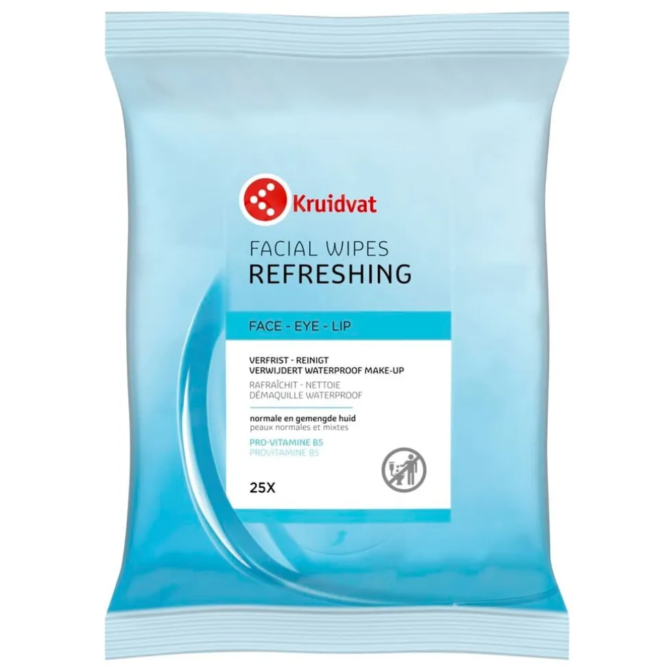 Kruidvat Refreshing Gezichtsreinigingsdoekjes
