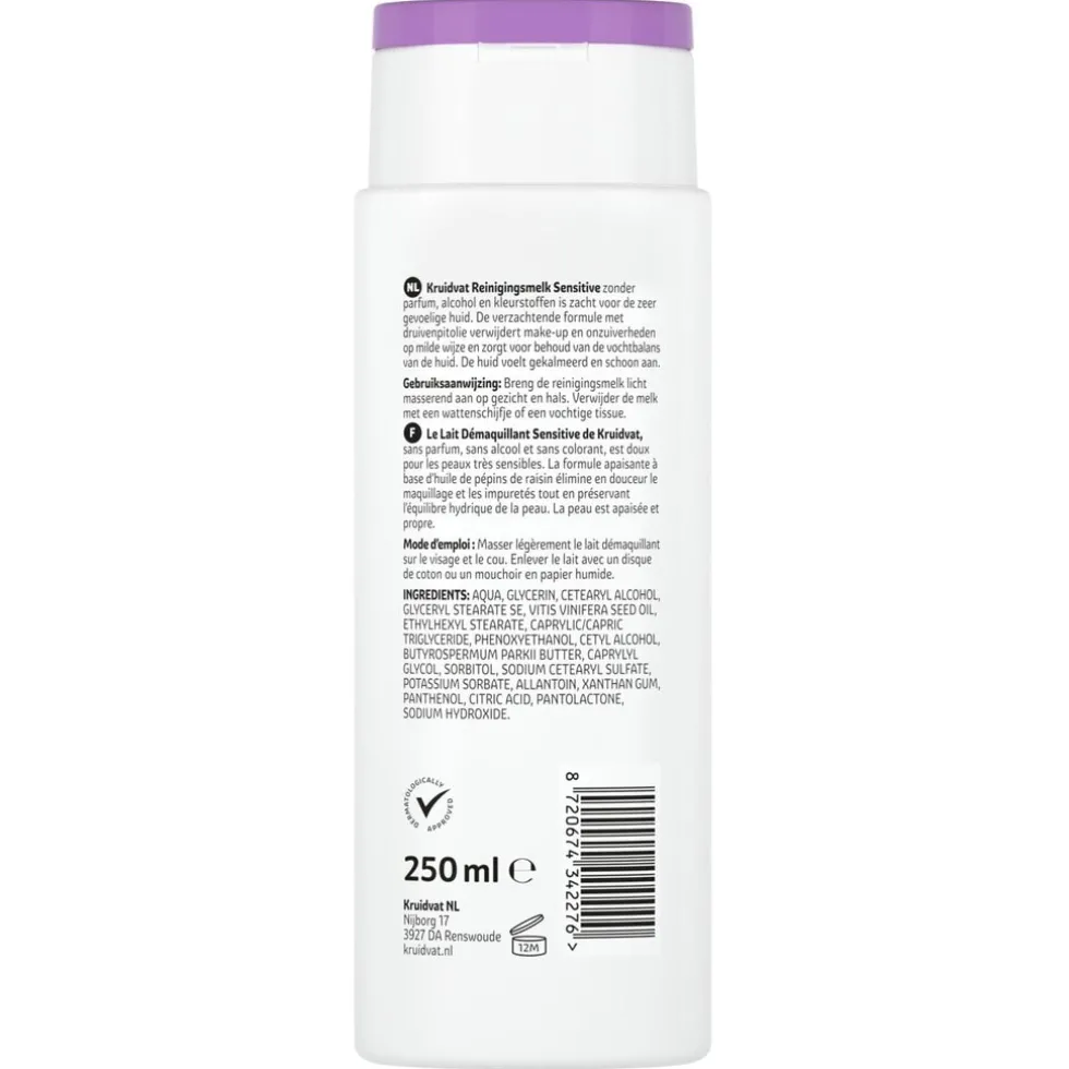 Kruidvat Sensitive Cleansing Milk