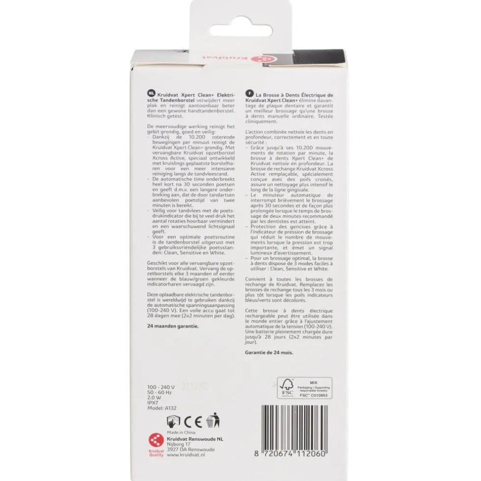 Kruidvat Xpert Clean+ Elektrische Tandenborstel
