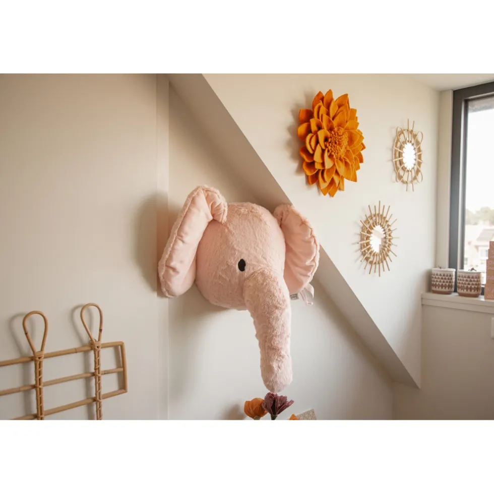 Label Label Elephant Elly Ivory Muurdecoratie