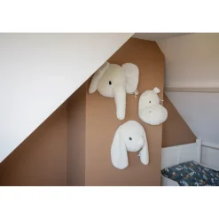 Label Label Hippo Harvey Roze Muurdecoratie