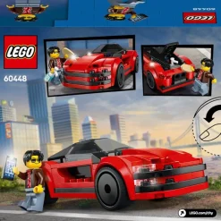 LEGO City 60448 Rode Sportwagen