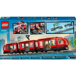 LEGO City 60423 Stadstram en Station