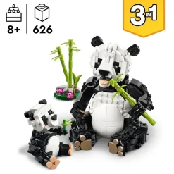 LEGO Creator 31165 3-in-1 Wilde Dieren: Pandafamilie