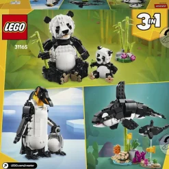 LEGO Creator 31165 3-in-1 Wilde Dieren: Pandafamilie