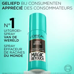 L'Oréal Paris Magic Retouch Middenbruin Camouflerende Uitgroeispray