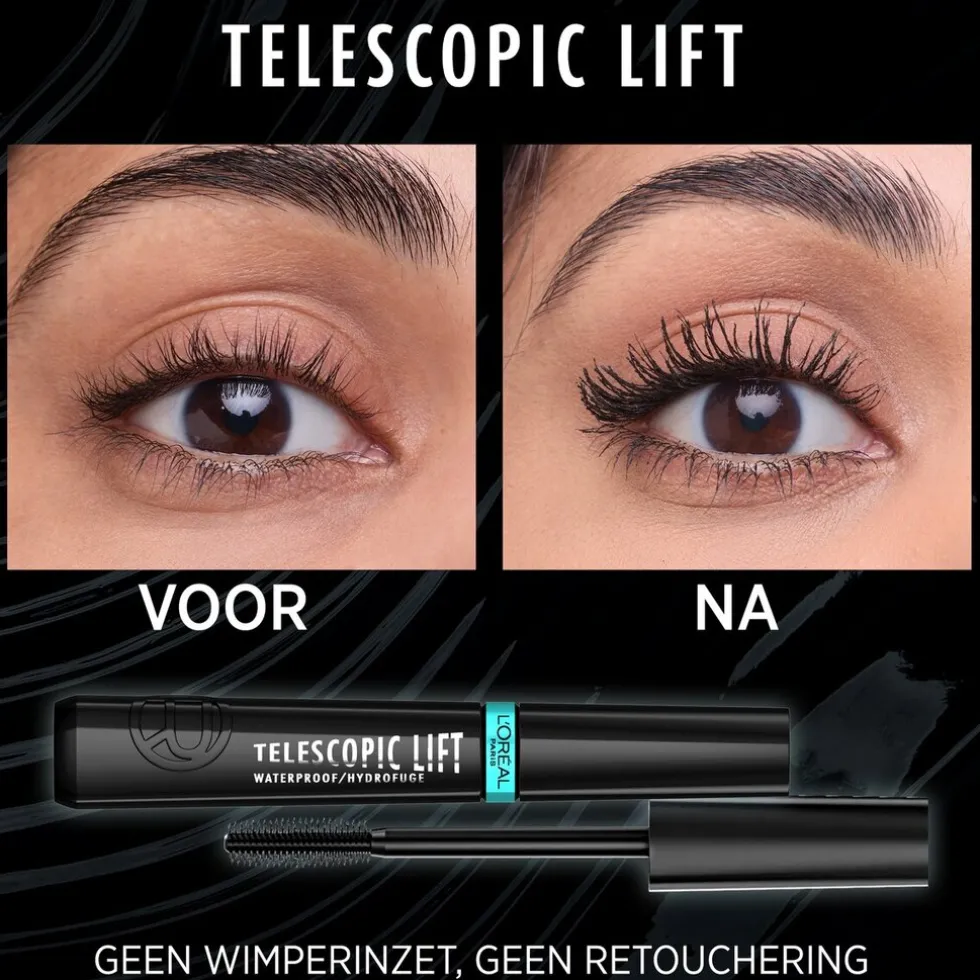 L'Oréal Paris Telescopic Lift Black Waterproof Mascara