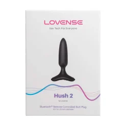 Lovense Hush 2 Vibrerende Anaal Plug App Controlled dia 25 mm