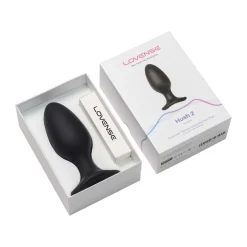 Lovense Hush 2 Vibrerende Anaal Plug App Controlled dia 57 mm