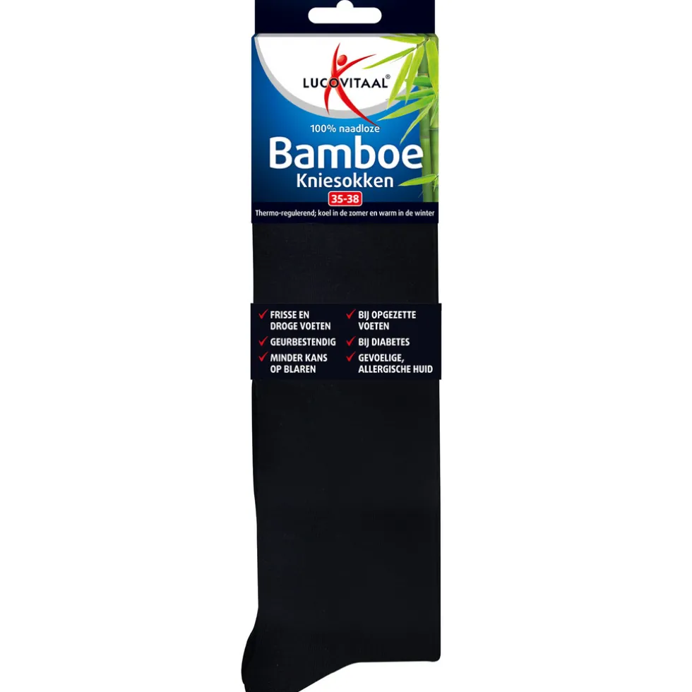 Lucovitaal Bamboe Kniesok