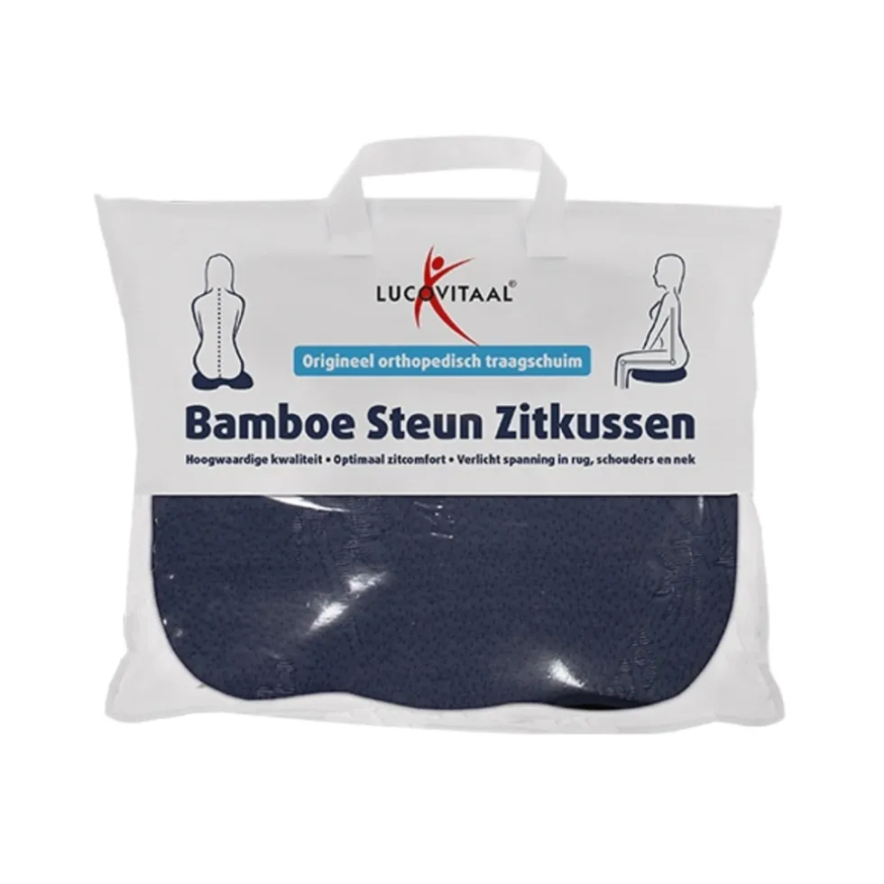 Lucovitaal Bamboe Steun Zitkussen