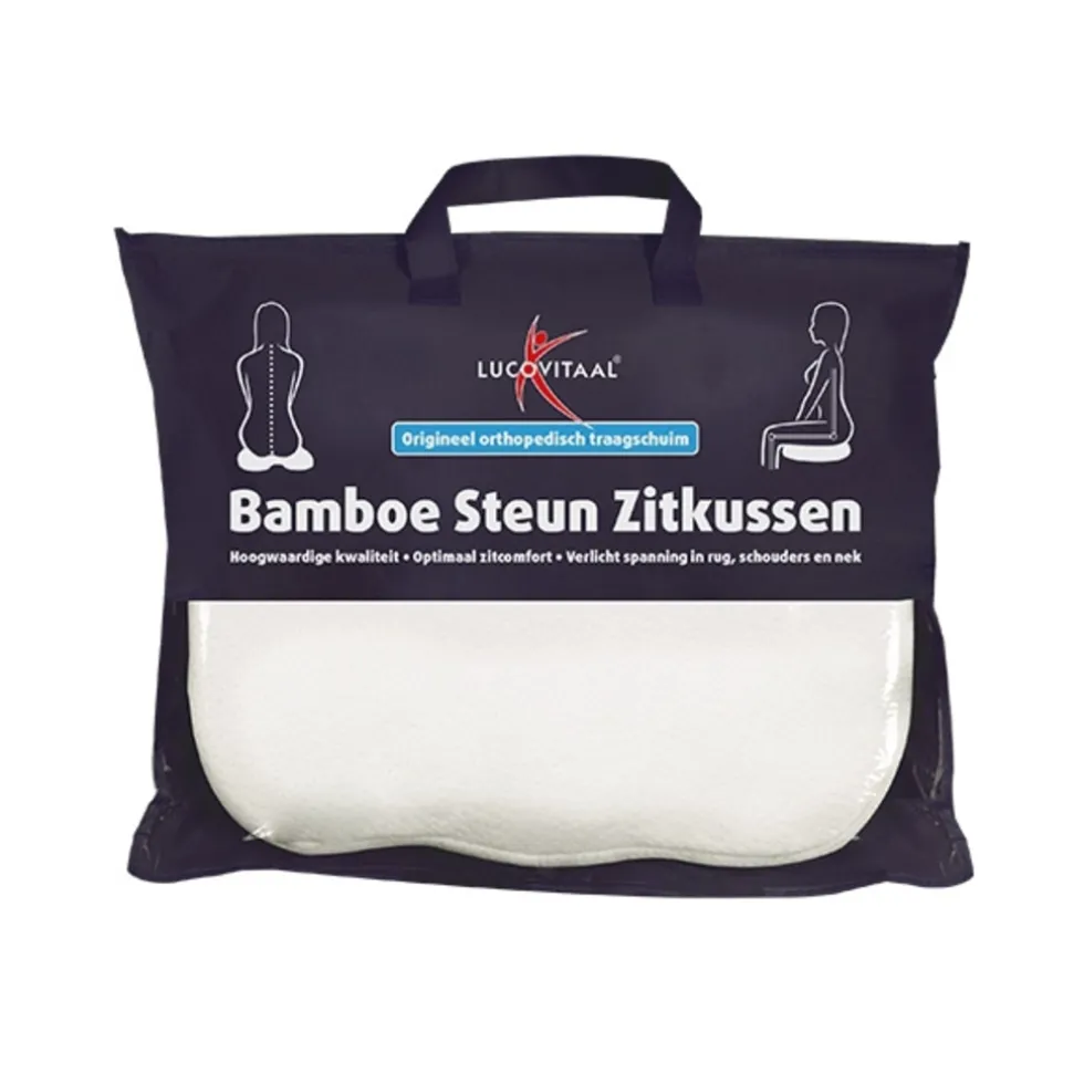 Lucovitaal Bamboe Steun Zitkussen