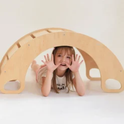 Luna Toys Naturel Houten Schommelstoel / Rocker
