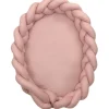 MamaLoes Amy Pure Roze 2-in-1 Babynest en Braided Bedbumper