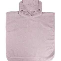 MamaLoes Beer Badstof Lila Kinder Badponcho
