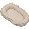 MamaLoes Soft Cotton Ruffle Ecru Babynest