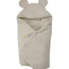 MamaLoes Teddy Boucle Naturel Multifunctioneel Wikkeldeken