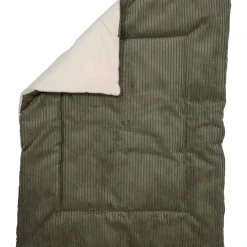 MamaLoes Velours Rib Groen 80 x 100 cm Omkeerbaar Boxkleed