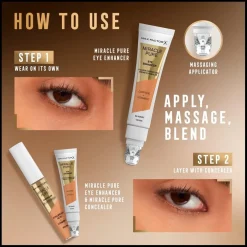 Max Factor Miracle Pure Cream Concealer 03 Peach Eye Enhancer
