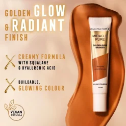 Max Factor Miracle Pure 001 Light-to-Medium Golden Glow Bronzer
