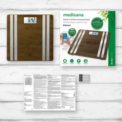 medisana BS 552 connect Bamboe Lichaamsanalyse weegschaal