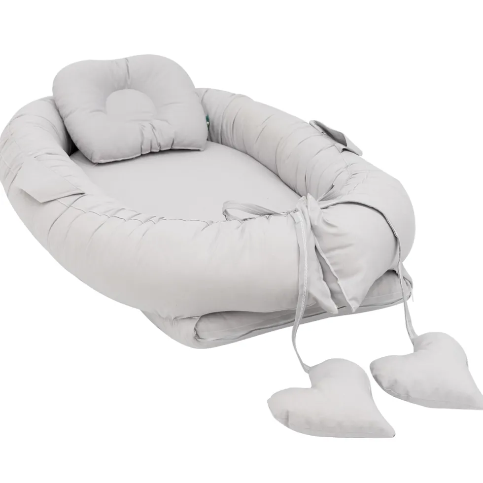 Mordesign Grey Babynest met Kussen