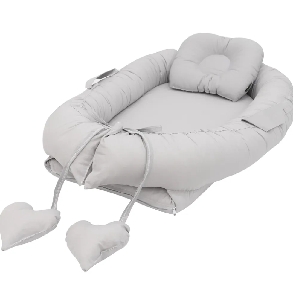 Mordesign Grey Babynest met Kussen