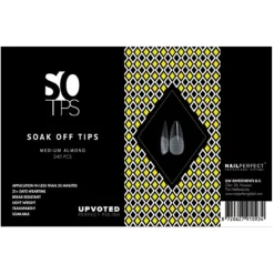 NailPerfect UPVOTED Soak Off Tips Medium Almond