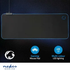 Nedis GMPDL210BK gaming muismat