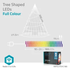 Nedis WIFILXT01C180 Smart wifi Full Coulor LED ophangboom