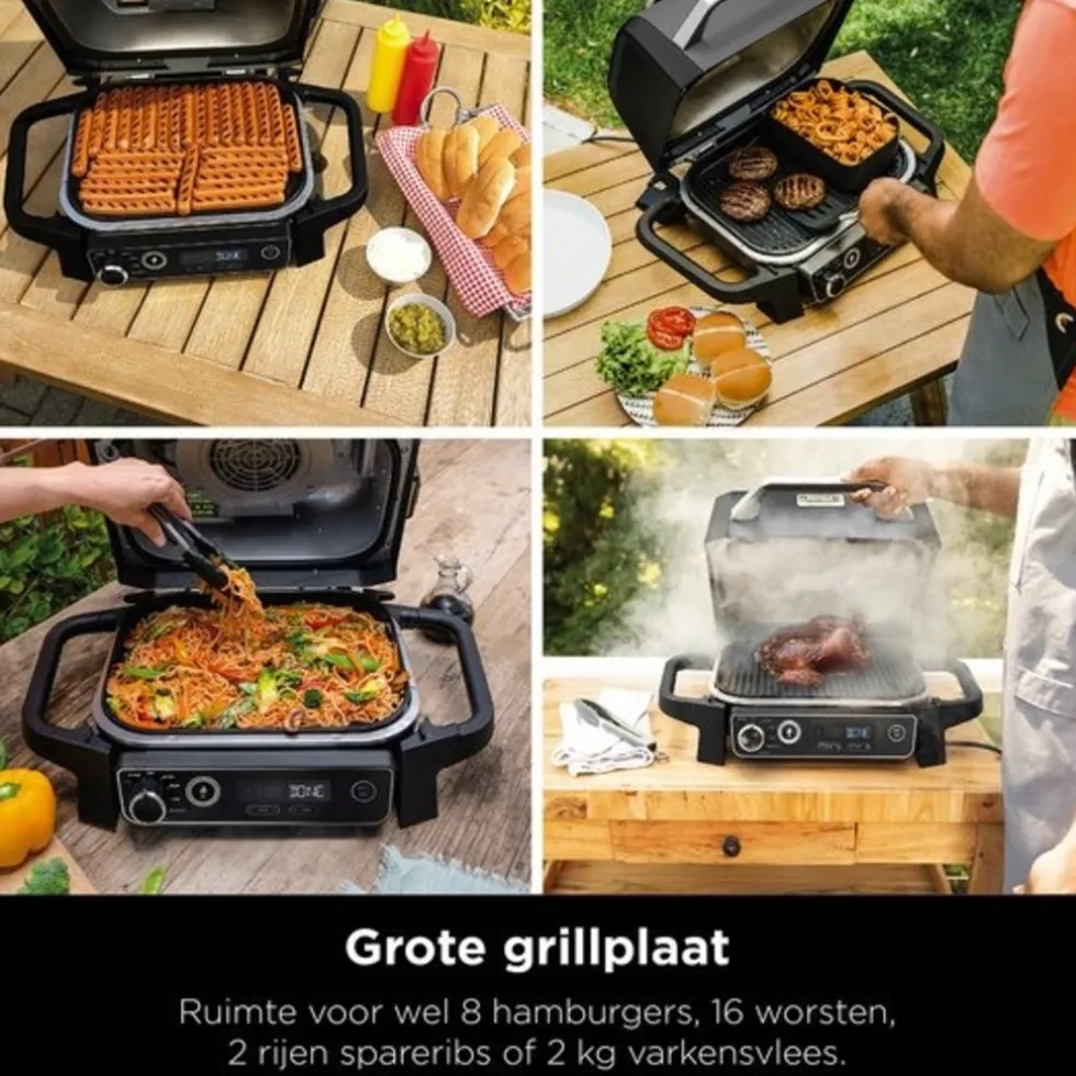 Ninja Woodfire 7-in-1 Elektrische Barbecue OG701EU