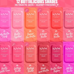 NYX Professional Makeup 01 My Butta Half Buttermelt Blush