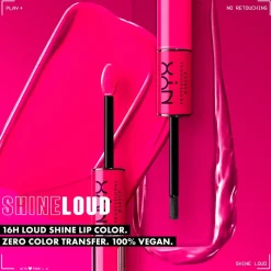NYX Professional Makeup Shine Loud 26 Fierce Flirt Lipstick