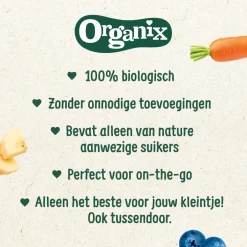Organix Bio Peer & Framboos 6+M Knijpfruit