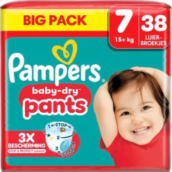 Pampers Baby-Dry Pants Maat 7 Luierbroekjes