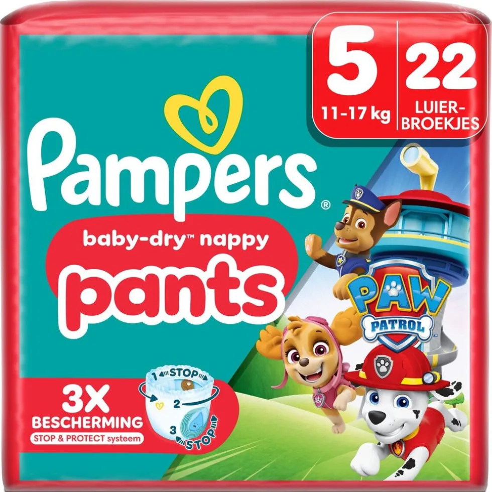 Pampers Baby-Dry Paw Patrol Pants Maat 5 Luierbroekjes