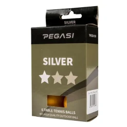 Pegasi 1 ster pingpong ballen 6st.