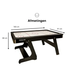 Pegasi airhockeytafel Tornado inklapbaar