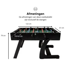 Pegasi Voetbaltafel Foldy Inklapbaar