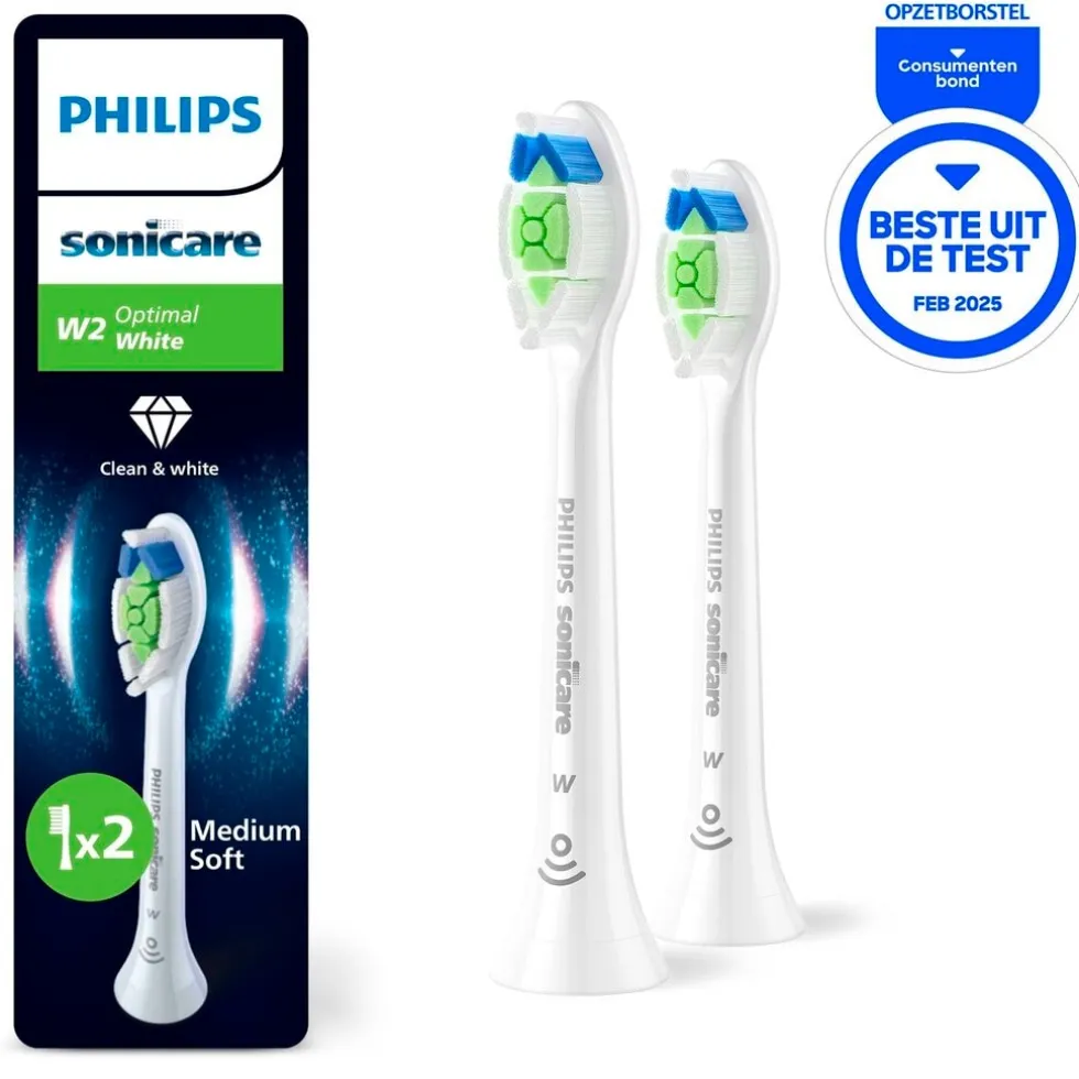 Philips Sonicare W2 Optimal White HX6062/87 Opzetborstels