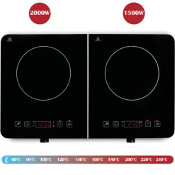 PRIMO PR303IKP Dubbele Inductiekookplaat