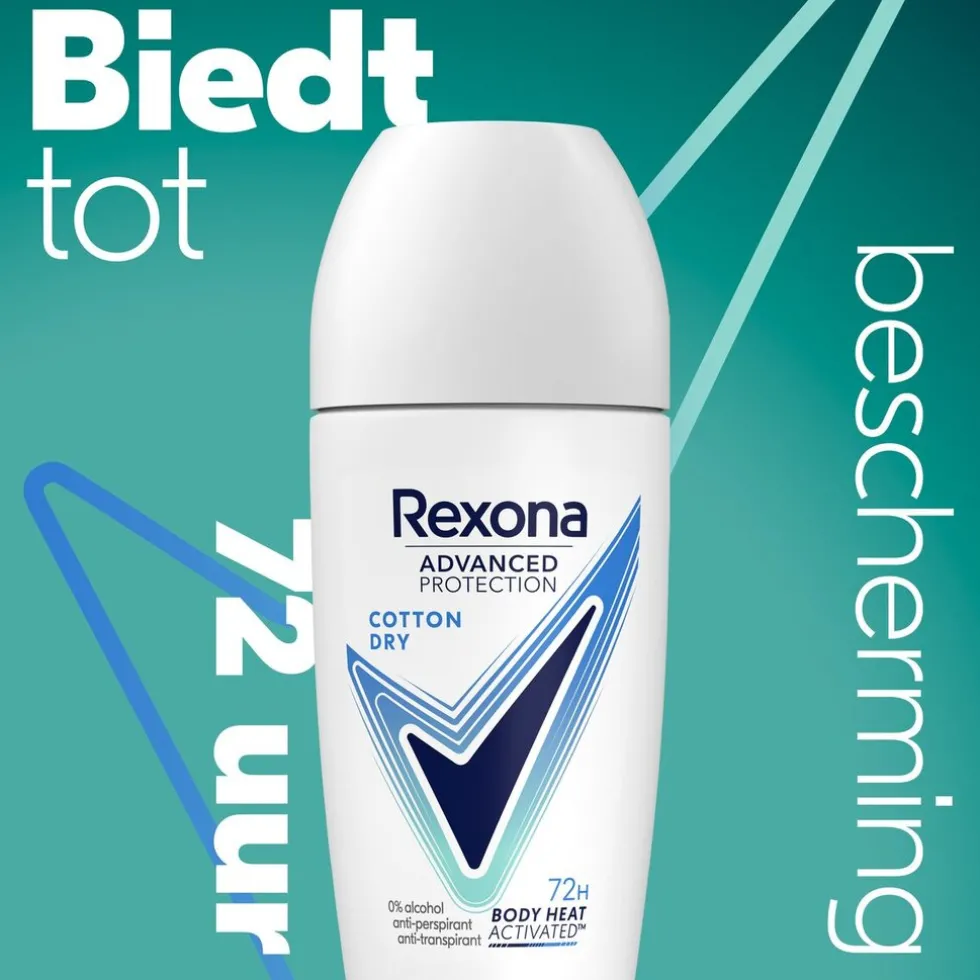 Rexona Advanced Protection Cotton Dry Antitranspirant Roller